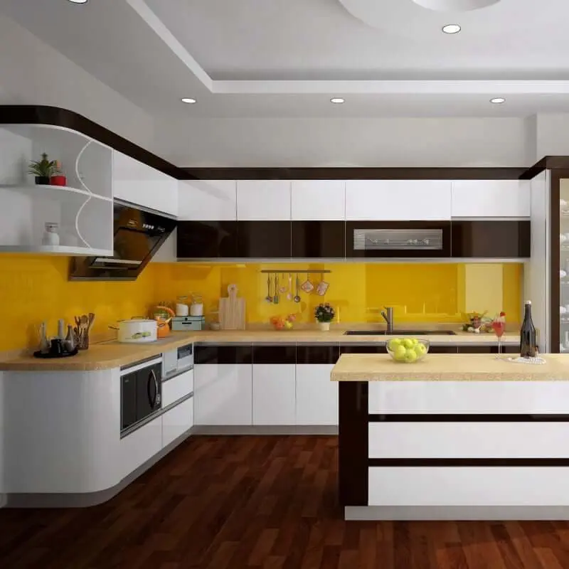 Luxury modular kitchen design with LivLux Interiors in Chennai