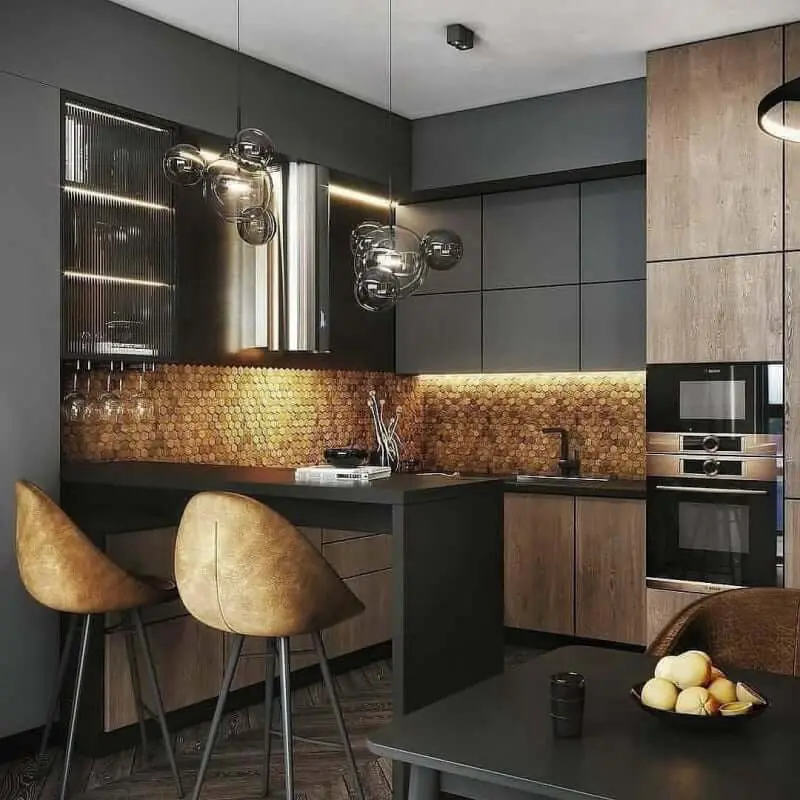 Sophisticated and trendy kitchen interior design - LivLux Interiors