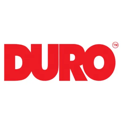 Duro logo - Premium modular kitchen fittings and materials used by LivLux Interiors in their interior projects in Chennai