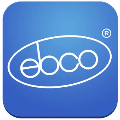 Ebco logo - Premium fittings and materials used by LivLux Interiors in their interior projects in Chennai