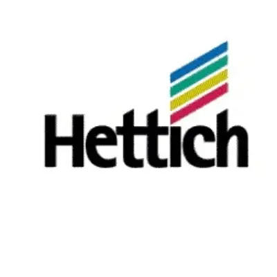 Hettich logo - Premium modular kitchen fittings and materials used by LivLux Interiors in their interior projects in Chennai