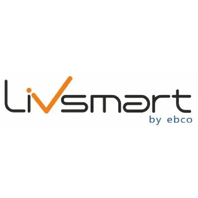 Livsmart by Ebco logo - High-quality and innovative materials used by LivLux Interiors in their interior projects in Chennai