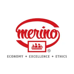 Merino logo - High-quality lamination materials used by LivLux Interiors in their modular kitchen interior projects in Chennai