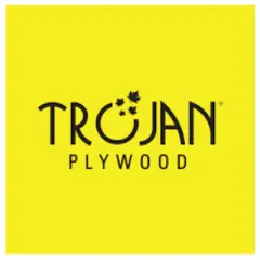 Trojan Plywood logo - Trusted and durable plywood materials used by LivLux Interiors in their interior projects in Chennai