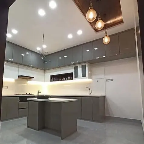 Interior modular kitchen project at client site in ECR, Chennai - Coastal-inspired and functional kitchen design